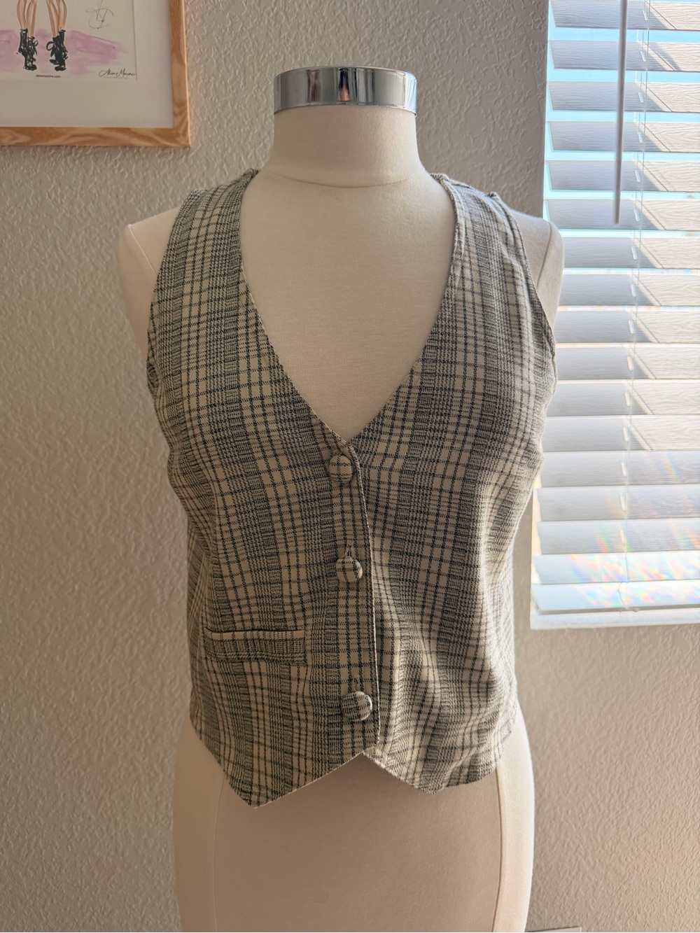 BEAU VEST PLAID - KENSINGTON